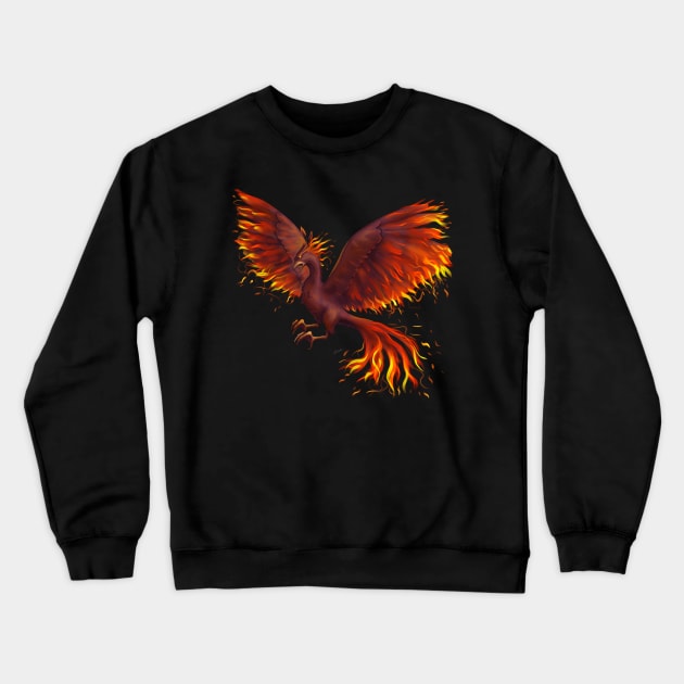 Phoenix Crewneck Sweatshirt by Perezart99